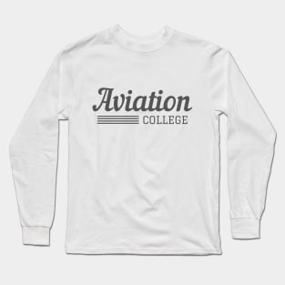 Aviation College Long Sleeve T-Shirt